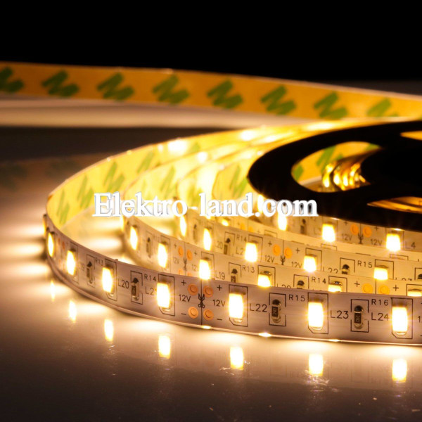 Светодиодная лента  теплый белый цвет B-LED 5630-60 WW негерметичная, 1м
